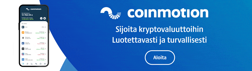 Coinmotion - Rekisteröidy ja saa 50% alennus